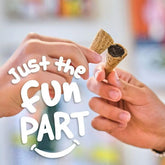 Just The Fun Part Dubai Chocolate Pistachio Kadaifi Filled Bite-Size Crispy Mini Waffle Cones (120g) Simple Just The Fun Part